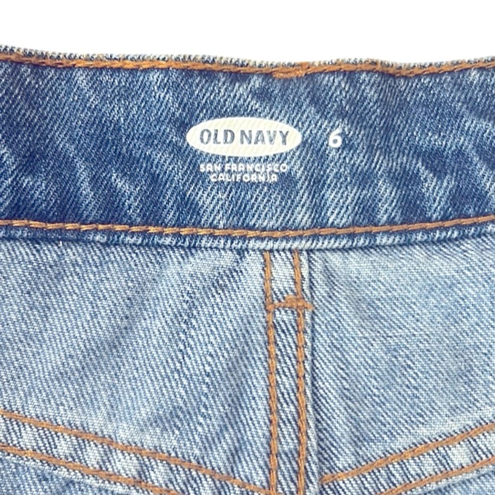 Old Navy Women’s Cotton Denim Mini Skirt Casual Size 6 - Picture 4 of 11